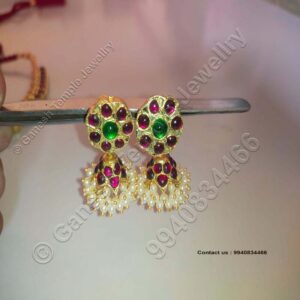 Stud Jumka Temple Jewellery