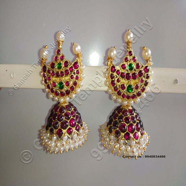 Stud Jumka Temple Jewellery