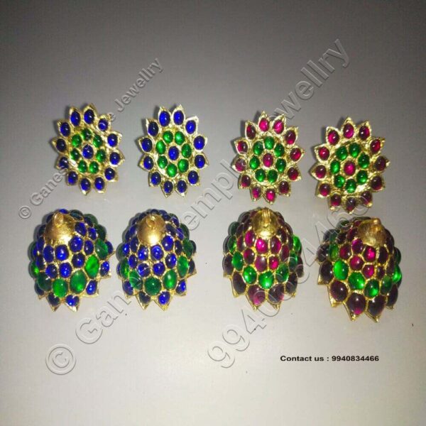 Stud Jumka Temple Jewellery