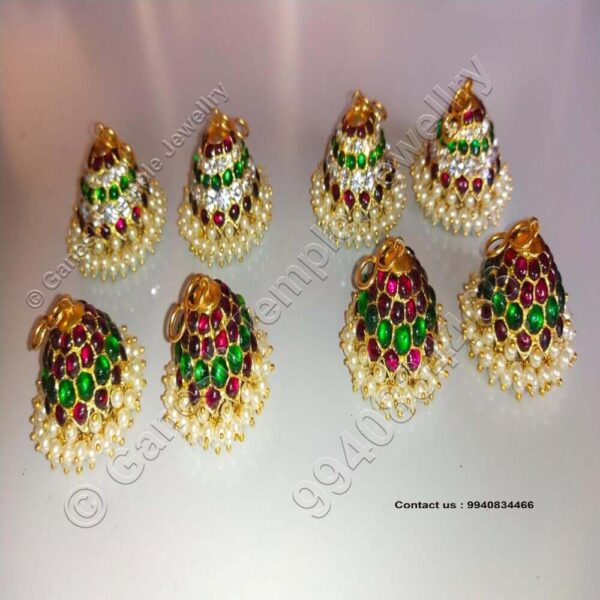 Stud Jumka Temple Jewellery