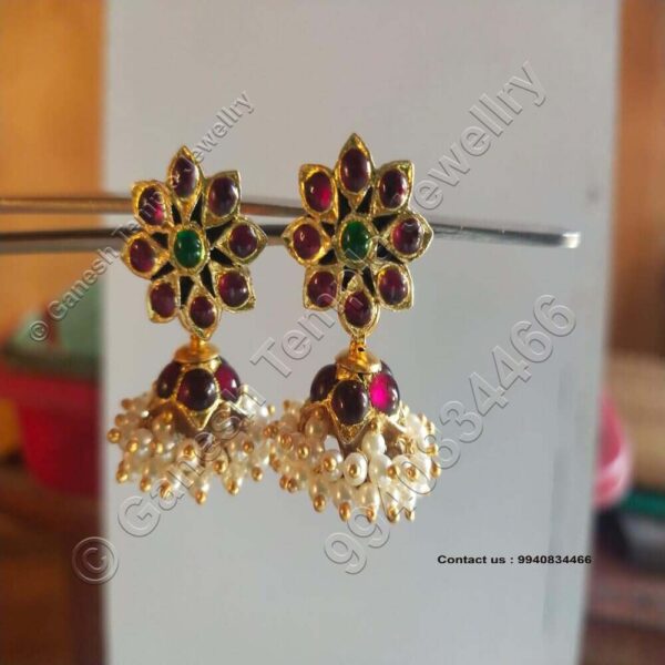 Stud Jumka Temple Jewellery