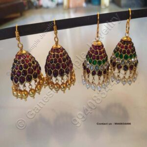 Stud Jumka Temple Jewellery