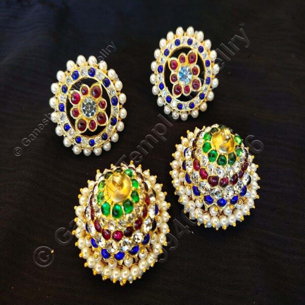 Stud Jumka Temple Jewellery