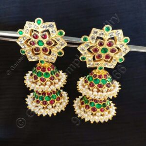 Stud Jumka Temple Jewellery