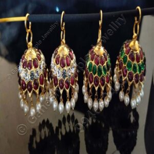 Stud Jumka Temple Jewellery