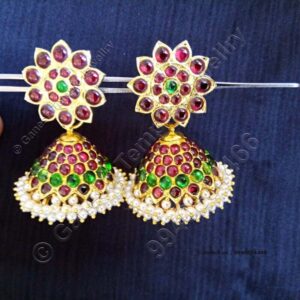 Stud Jumka Temple Jewellery