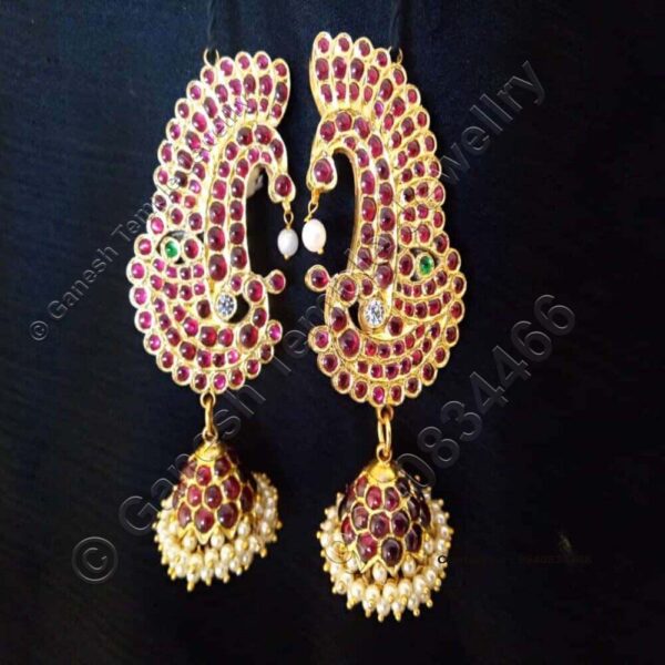 Stud Jumka Temple Jewellery