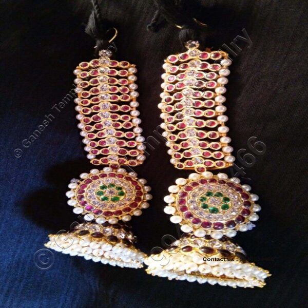 Stud Jumka Temple Jewellery