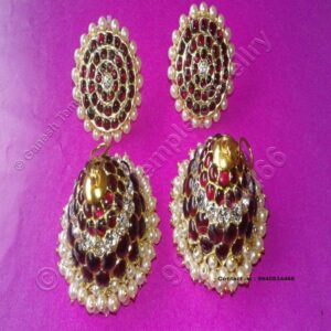 Stud Jumka Temple Jewellery